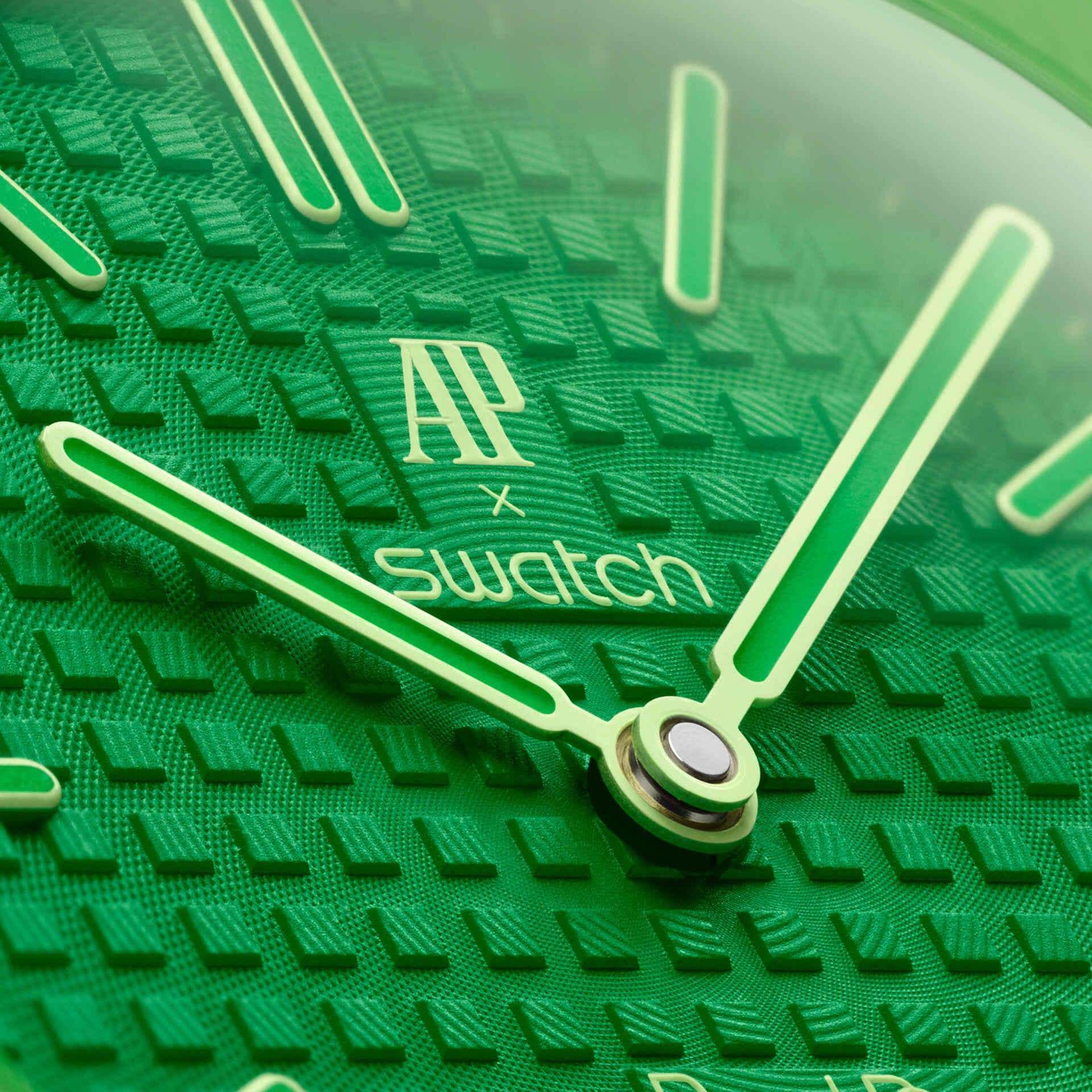 OTTO GREEN ROYAL POP WATCH - AP x Swatch