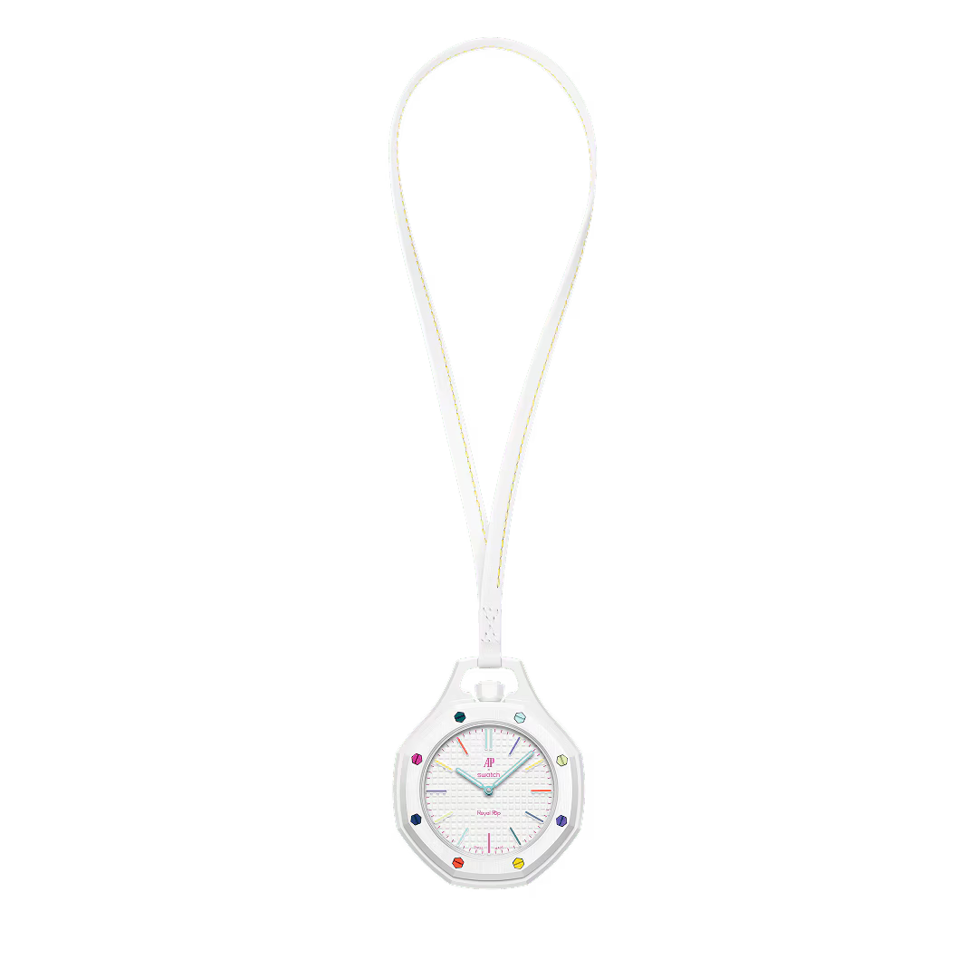 HUIT BLANC ROYAL POP WATCH - AP x Swatch