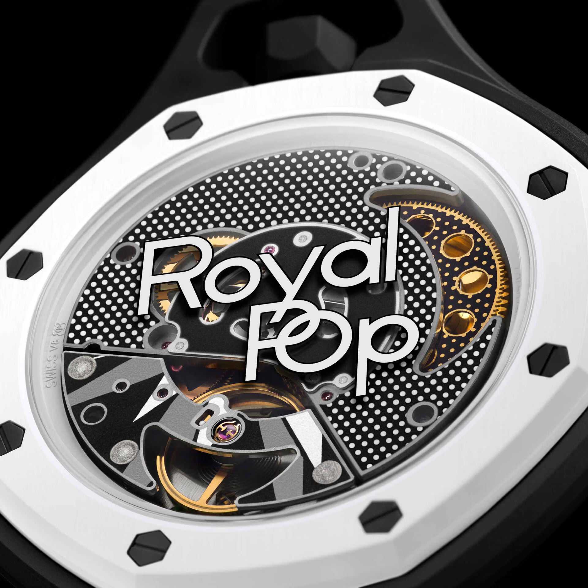 OCHO NEGRO ROYAL POP WATCH - AP x Swatch