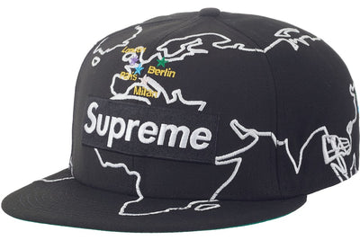 CASQUETTE SUPREME WORLDWIDE BOX LOGO NEW ERA