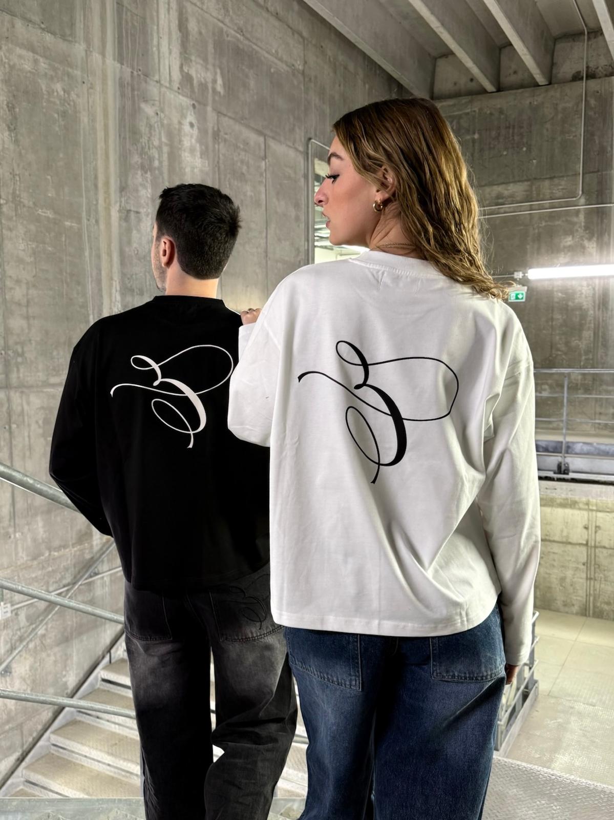 E BOXY LONGSLEEVE WHITE - TheDoubleE