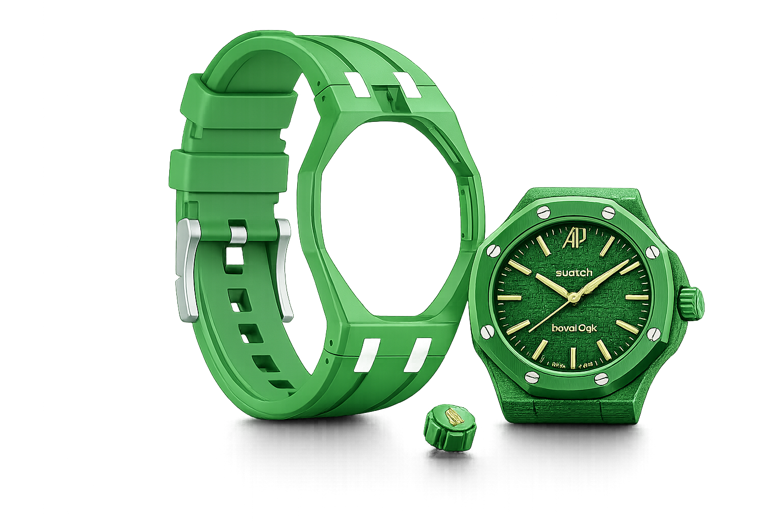 AP SWATCH ROYAL POP SILICONE STRAP