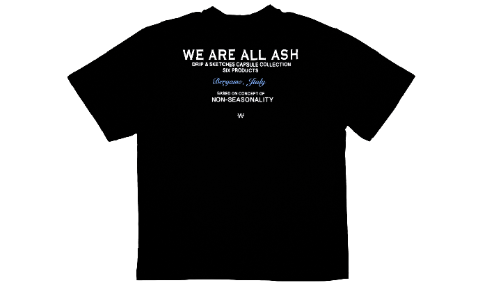 TEE BERGAMO LOGO BLACK - We Are All Ash