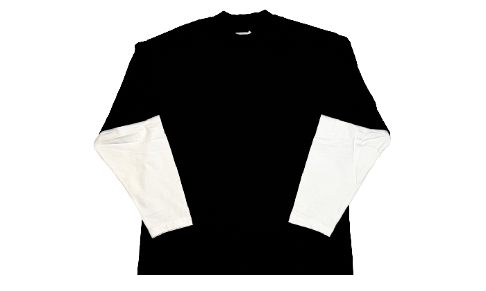 DOUBLE TEE WHITE/BLACK - Replacement Brand