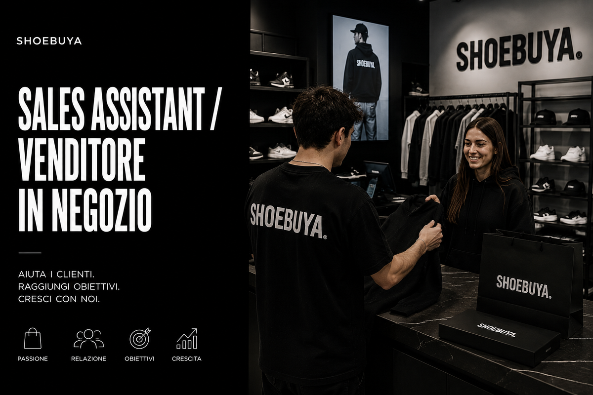 SALES ASSISTANT / VENDITORE IN NEGOZIO