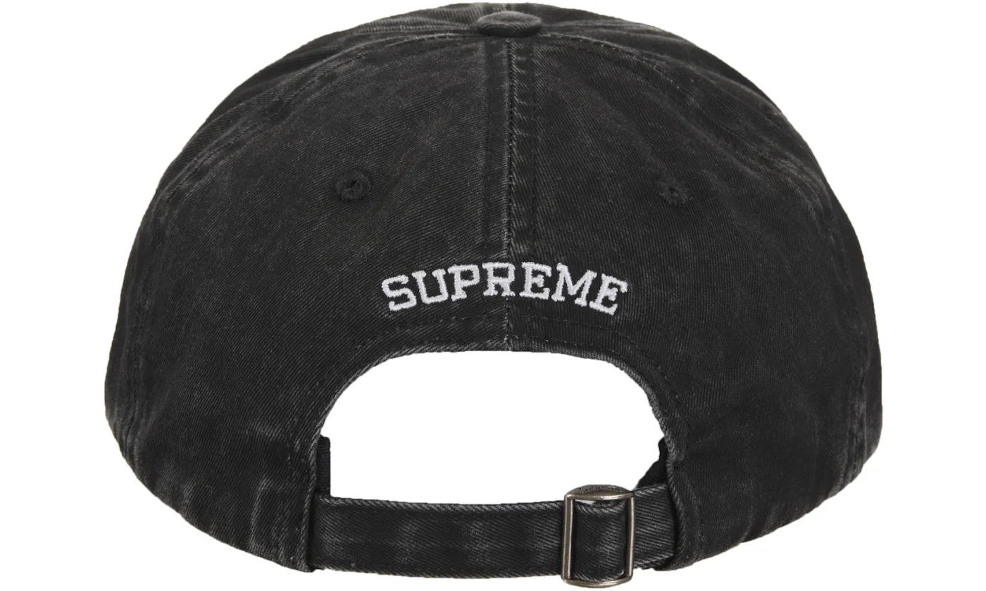 SUPREME PIGMENT COATED S LOGO 6-PANEL