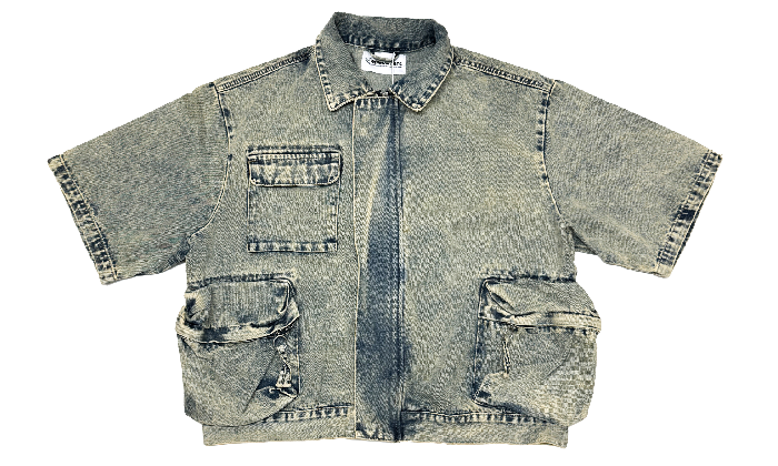 ZIPPED DENIM JACKET - Replacement Brand