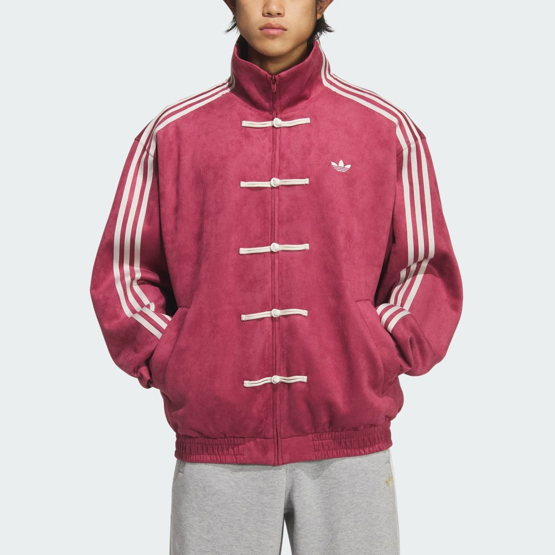 ADIDAS JACKET CCT CHINESE TRACK TOP 3.1 BURGUNDY (ASIA SIZING)