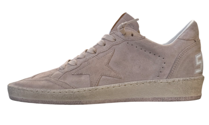 GOLDEN GOOSE BALLSTAR NABUCK PINK