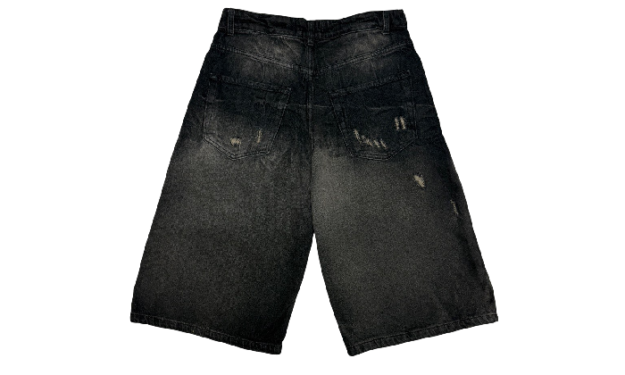 BLACK DENIM SHORT - Replacement Brand