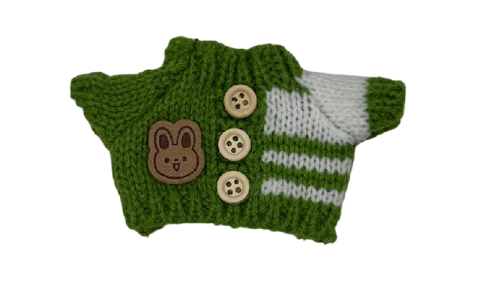 LABUBU BEAR SWEATER DRESS
