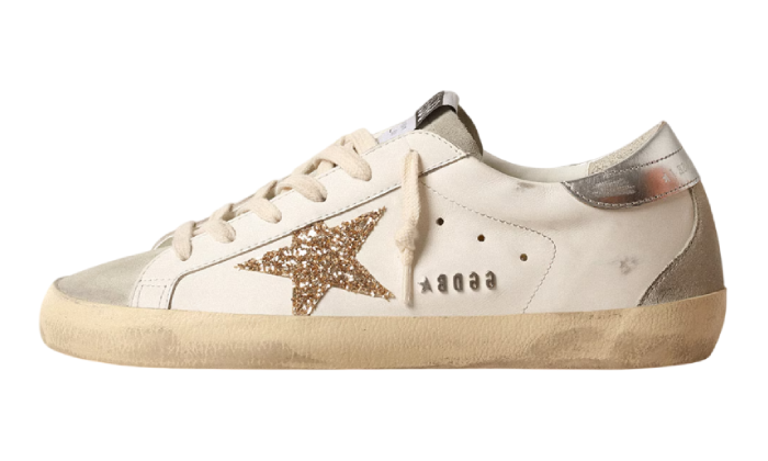 GOLDEN GOOSE SUPER STAR STELLA GLITTER GOLD