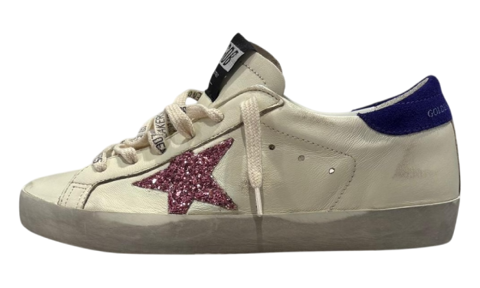 GOLDEN GOOSE SUPER STAR STELLA GLITTER ROSA & TALLONE PURPLE