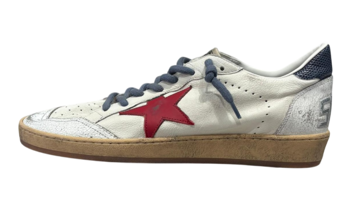 GOLDEN GOOSE BALLSTAR STELLA ROSSA & TALLONE BLUE