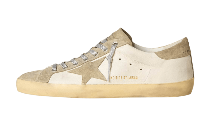 GOLDEN GOOSE SUPER STAR SUEDE WRITE LACES GLITTER