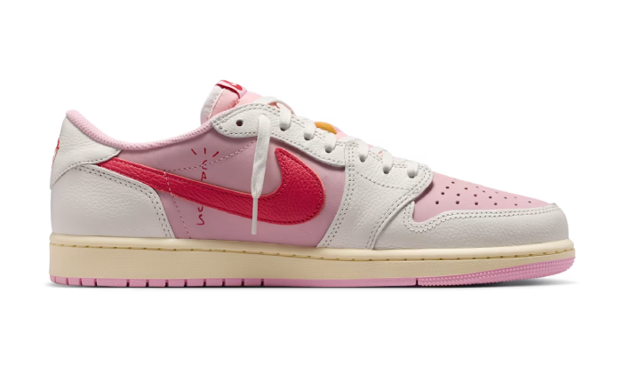 AIR JORDAN 1 RETRO LOW OG SP TRAVIS SCOTT SAIL TROPICAL PINK