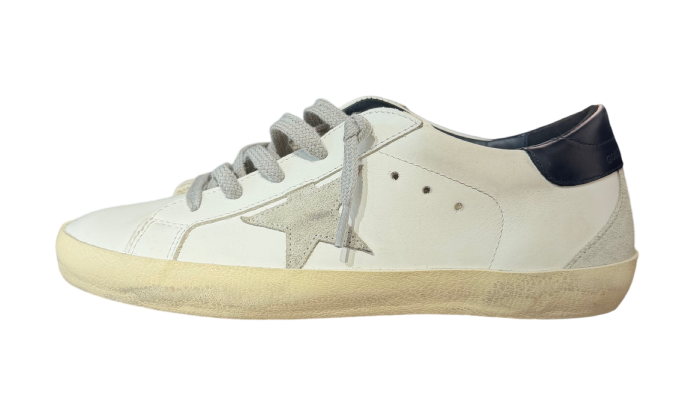 GOLDEN GOOSE YOUNG SUPER STAR TACCO BLUE