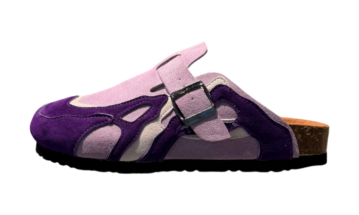 SLIP-ON PURPLE PATCHWORK - Shoebuya Brand