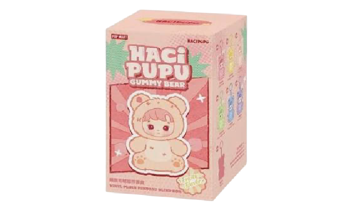 POPMART HACIPUPU GUMMY BEAR VINYL PLUSH PENDANT