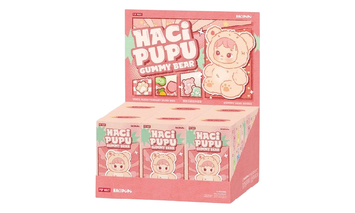 POPMART HACIPUPU GUMMY BEAR VINYL PLUSH PENDANT