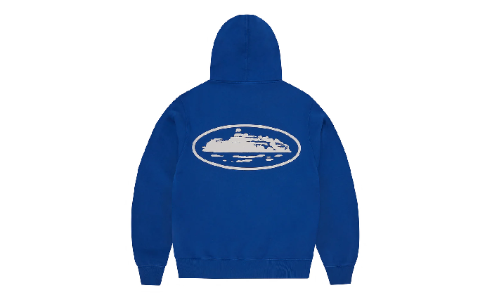 CORTEIZ ISLAND PUFF PINT ZIP HOODIE ROYALE