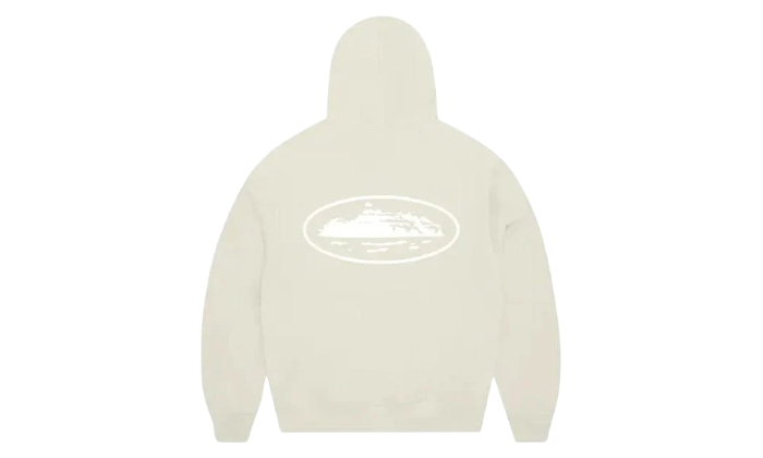 CORTEIZ ISLAND PUFF PINT ZIP HOODIE OFF WHITE