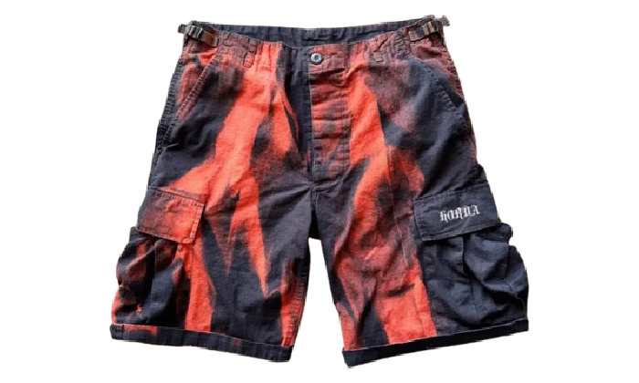 CARGO SHORTS FLAME EFFECT - Horda Brand