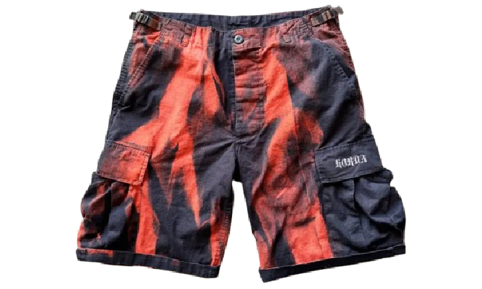 CARGO SHORTS FLAME EFFECT - Horda Brand