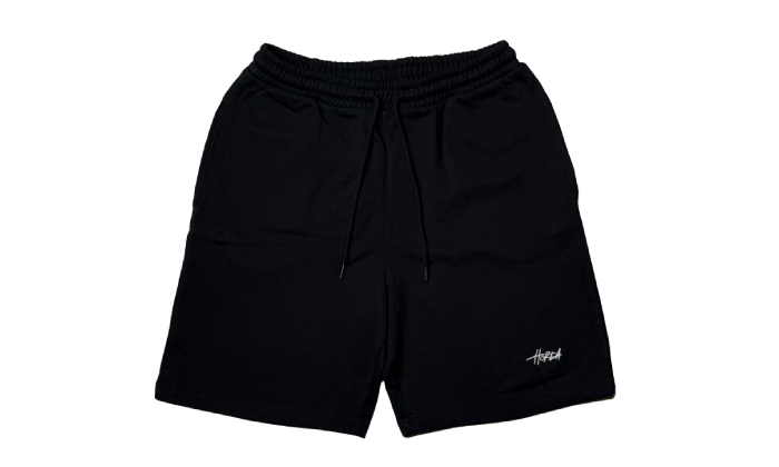 EMBROIDERY LOGO SHORTS BLACK - Horda Brand