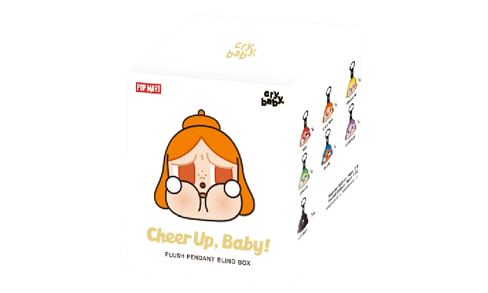 POPMART CRYBABY CHEER UP, BABY! PLUSH PENDANT