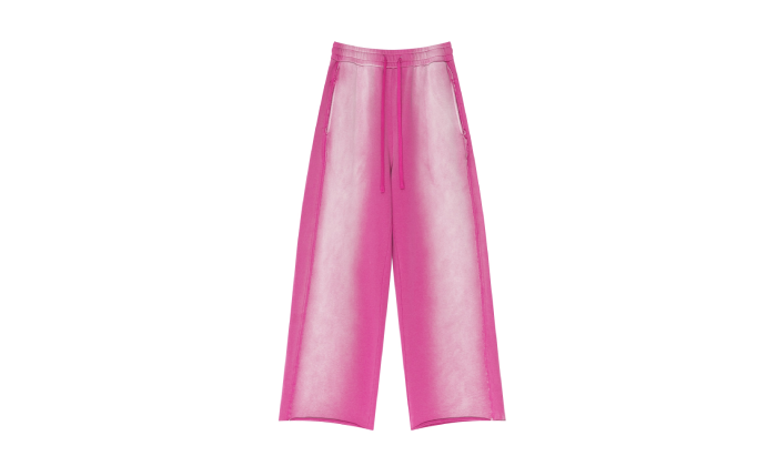 THE ACID WASH SPRAY PANTS PINK - Shoebuya Brand