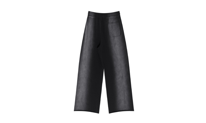 THE ACID WASH SPRAY PANTS BLACK - Shoebuya Brand