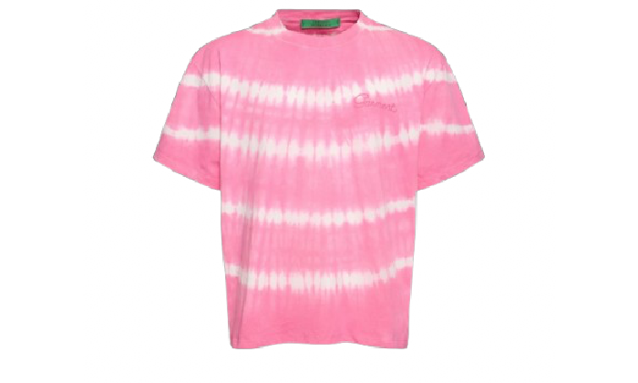 SHIBORI DYED TEE PINK / Garment Workshop