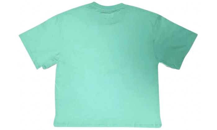 EMBROIDERED BASIC TEE VIRIDIAN GREEN / Garment Workshop