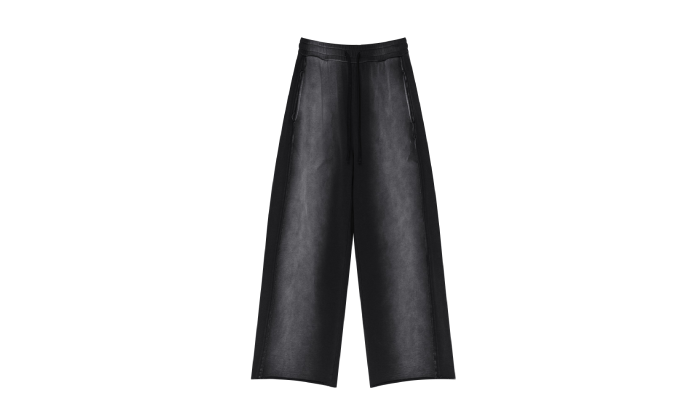 THE ACID WASH SPRAY PANTS BLACK - Shoebuya Brand