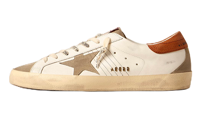 GOLDEN GOOSE SUPER STAR BROWN SUEDE STAR