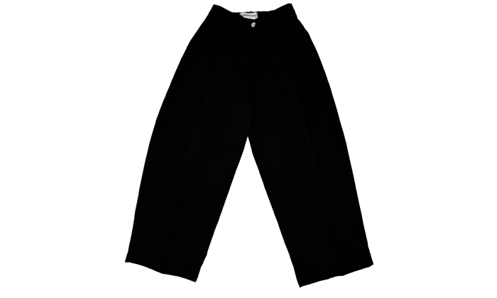 BAGGY RELAXED BLACK LONG PANTS - Replacement Brand