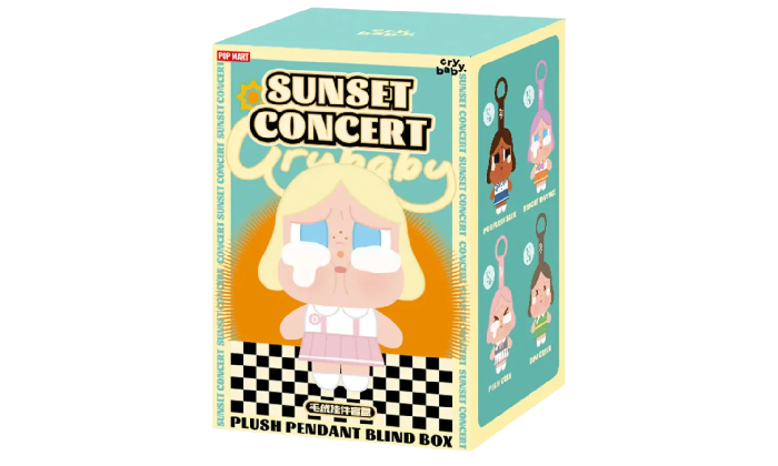 POPMART CRYBABY SUNSET CONCERT SERIES PENDANT