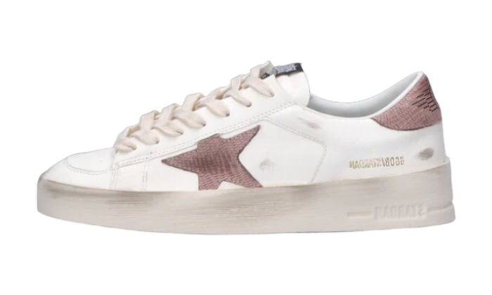GOLDEN GOOSE STARDAN WHITE PINK