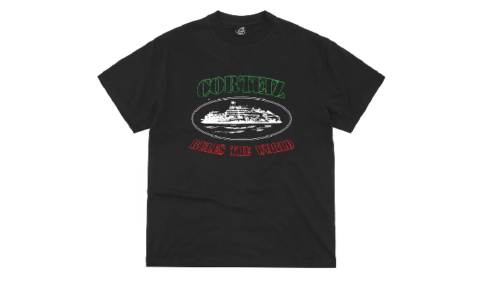CORTEIZ ALCATRAZ ITALIA TEE BLACK
