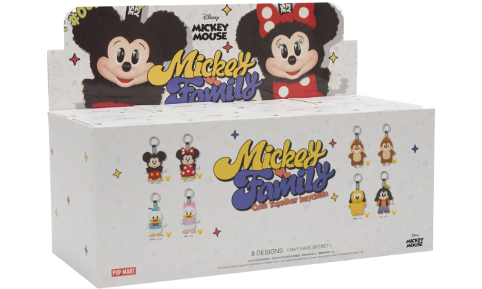 POPMART DISNEY MICKEY FAMILY TOGETHER SERIES KEYCHAIN PENDANT