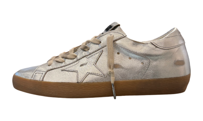 GOLDEN GOOSE SUPER STAR SILVER