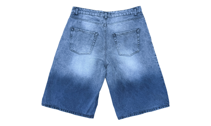 SLAVED SHORTS JEANS - Malessere Brand