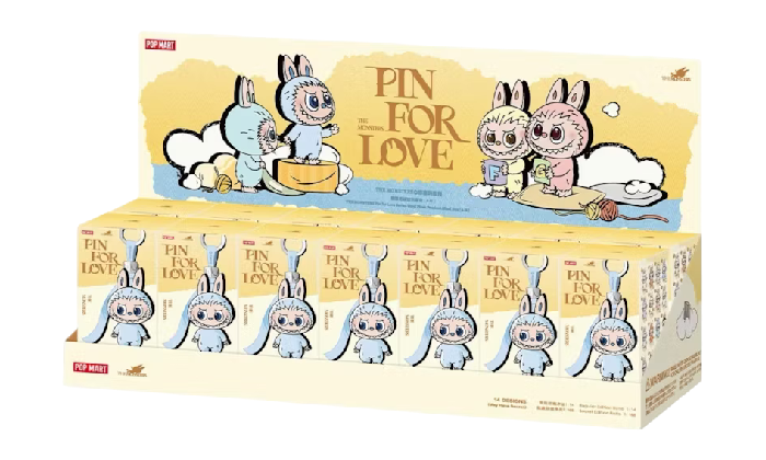 LABUBU THE MONSTERS PIN FOR LOVE SRIES VINYL PLUSH PENDANT (A-M)