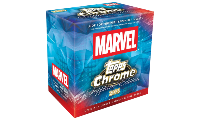 MARVEL 2025 TOPPS CHROME SAPPHIRE COMICS BUNDLE