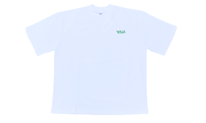 Y2K STREET TEE WHITE/GREEN - Horda Brand