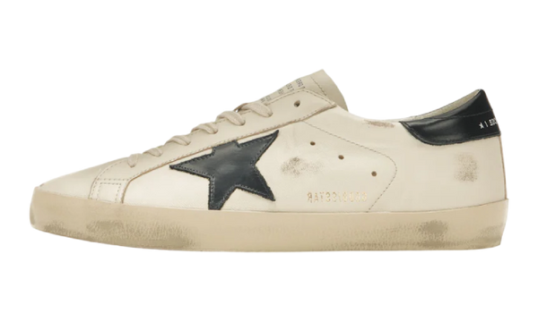 GOLDEN GOOSE SUPER STAR CLASSIC WHITE STAR & TACCO BLUE