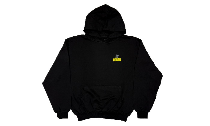 DOBERMAN HOODIE BLACK/YELLOW - Horda Brand