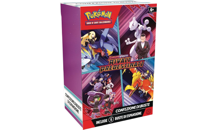 POKEMON SCARLET & VIOLET RIVALI PREDISTINATI BLISTER BOX-6 (ITA)
