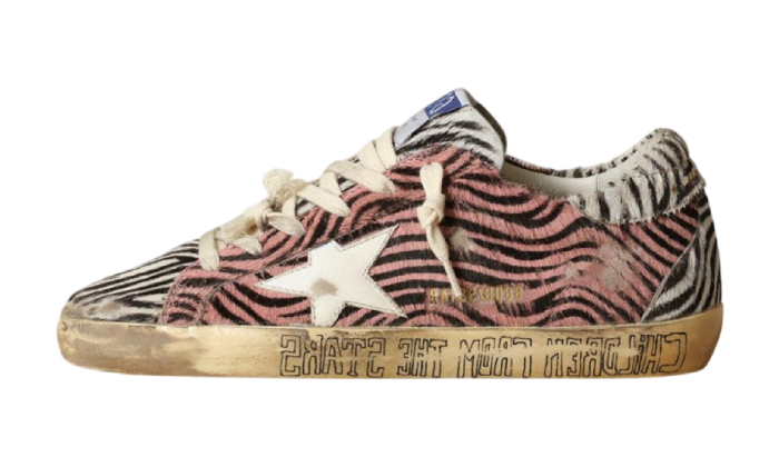 GOLDEN GOOSE SUPER PINK ZEBRA